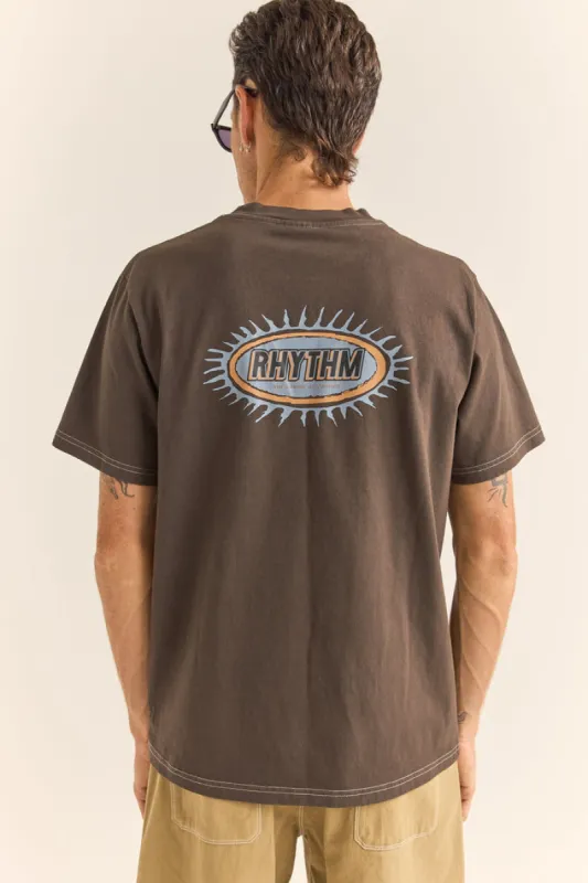 Rhythm Rays Vintage Ss T-Shirt - VINTAGE BLACK made by Rhythm.