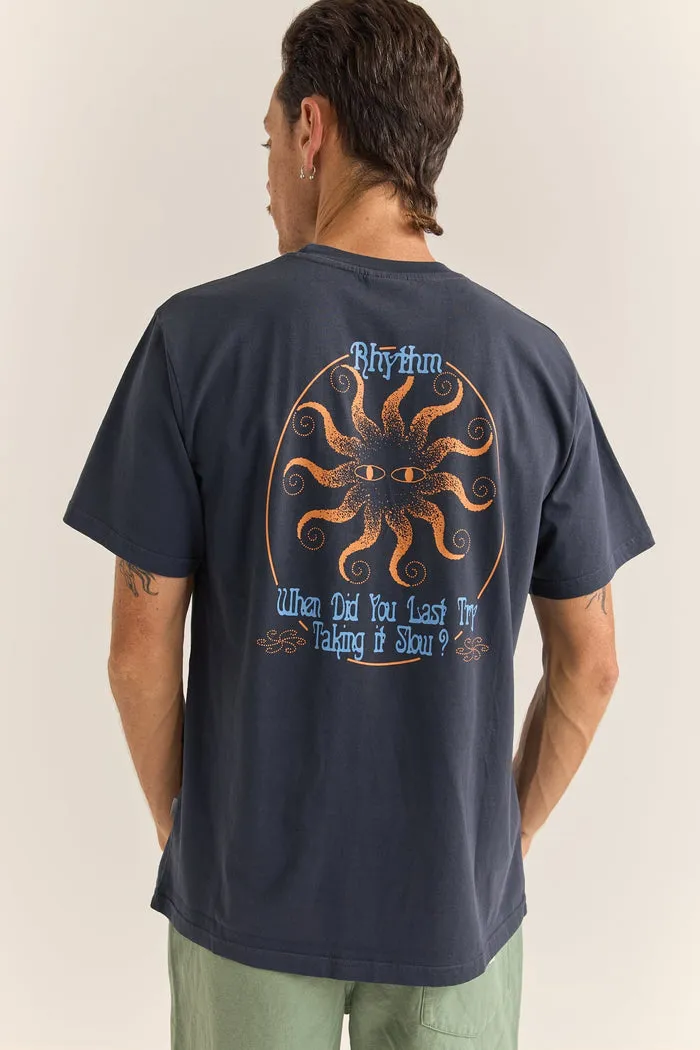 Rhythm Sun Vintage Ss T-Shirt - VINTAGE NAVY sold by Sun Diego Boardshops