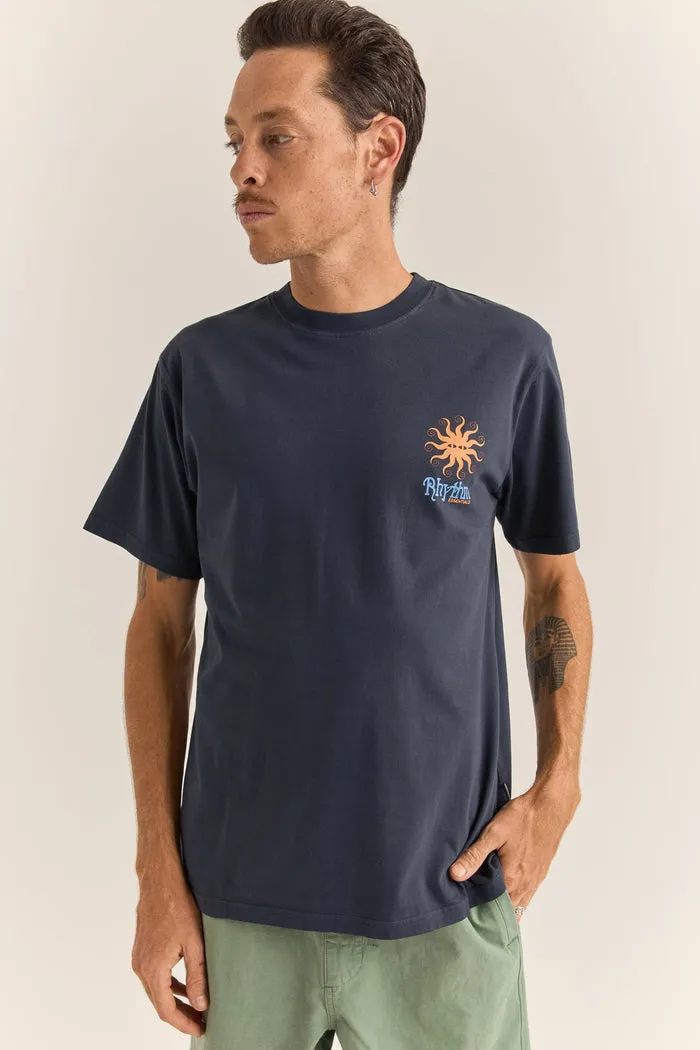 Rhythm Sun Vintage Ss T-Shirt - VINTAGE NAVY sold by Sun Diego Boardshops product image thumbnail 2