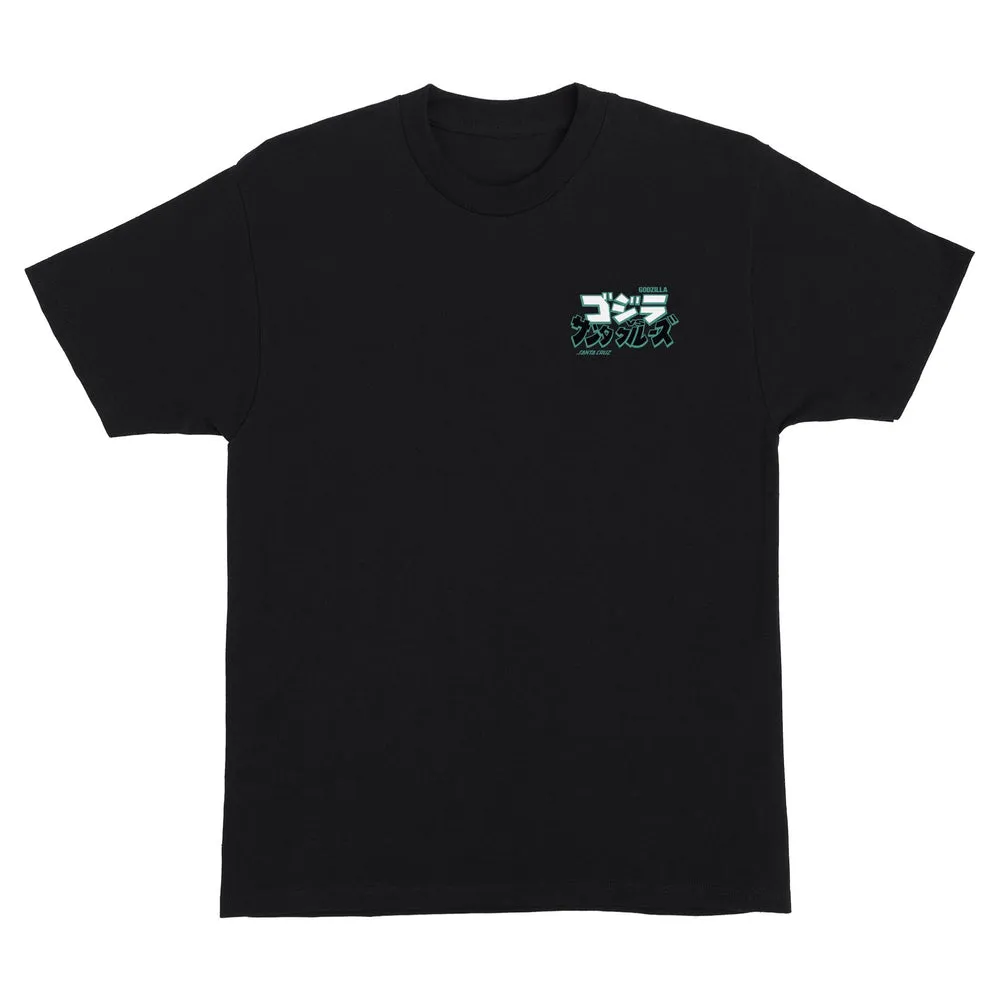 Santa Cruz Godzilla Natas Mothra Mens T-Shirt - BLACK sold by Sun Diego Boardshops product image thumbnail 2