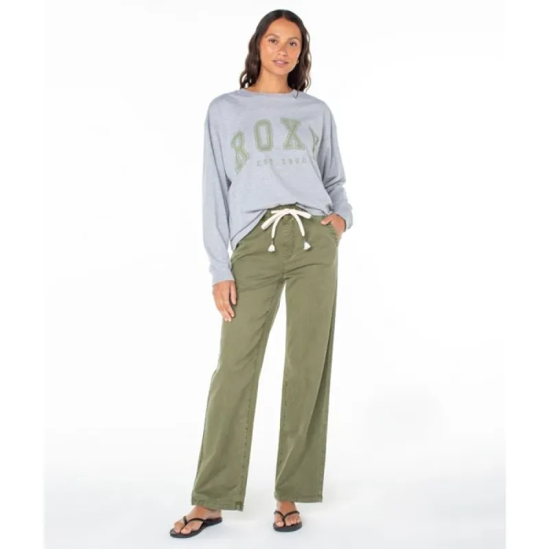 Roxy Collegiate Arch Long Sleeve Tee - HERITAGE HEATHER sold by Sun Diego Boardshops