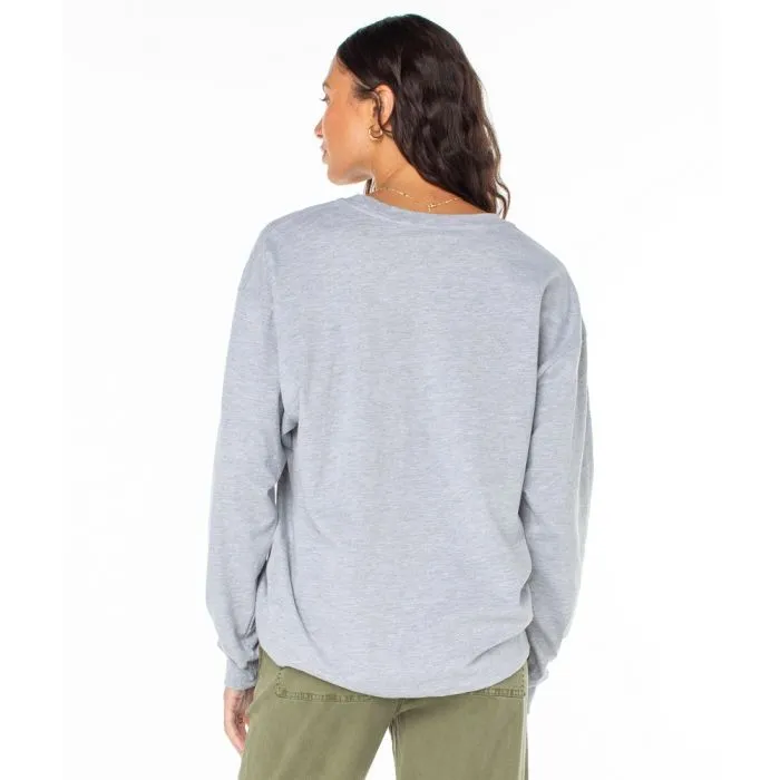 Roxy Collegiate Arch Long Sleeve Tee - HERITAGE HEATHER sold by Sun Diego Boardshops product image thumbnail 2