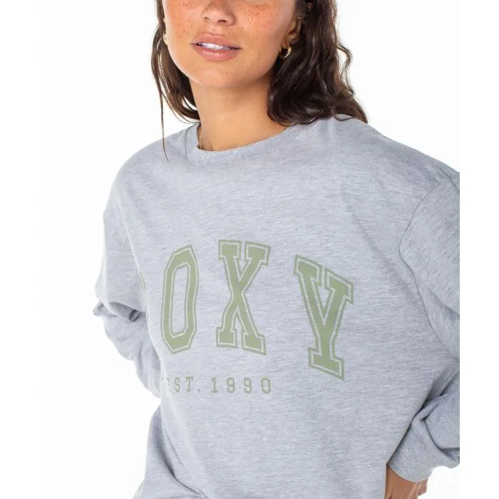 Roxy Collegiate Arch Long Sleeve Tee - HERITAGE HEATHER sold by Sun Diego Boardshops product image thumbnail 3
