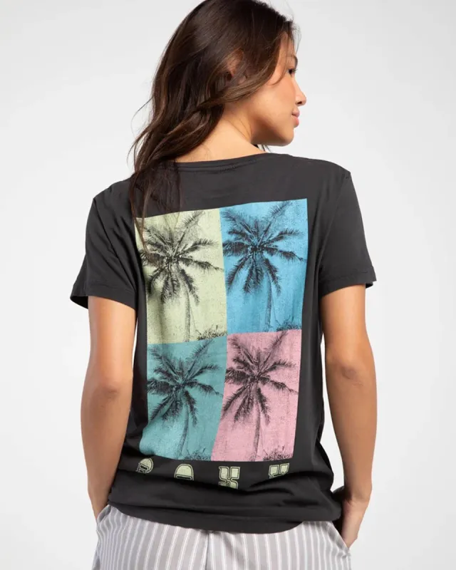 Roxy Polaroid S/S T-Shirt - PHANTOM sold by Sun Diego Boardshops