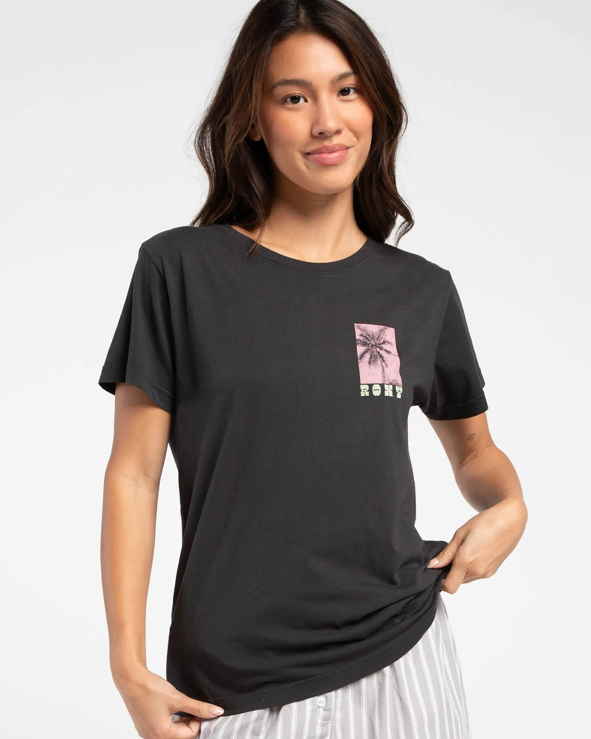 Roxy Polaroid S/S T-Shirt - PHANTOM sold by Sun Diego Boardshops product image thumbnail 2