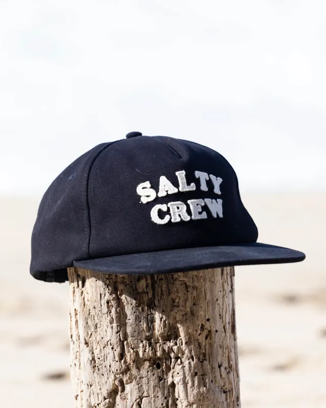 Salty Crew First Mate 5 Panel Hat - BLACK sold by Sun Diego Boardshops