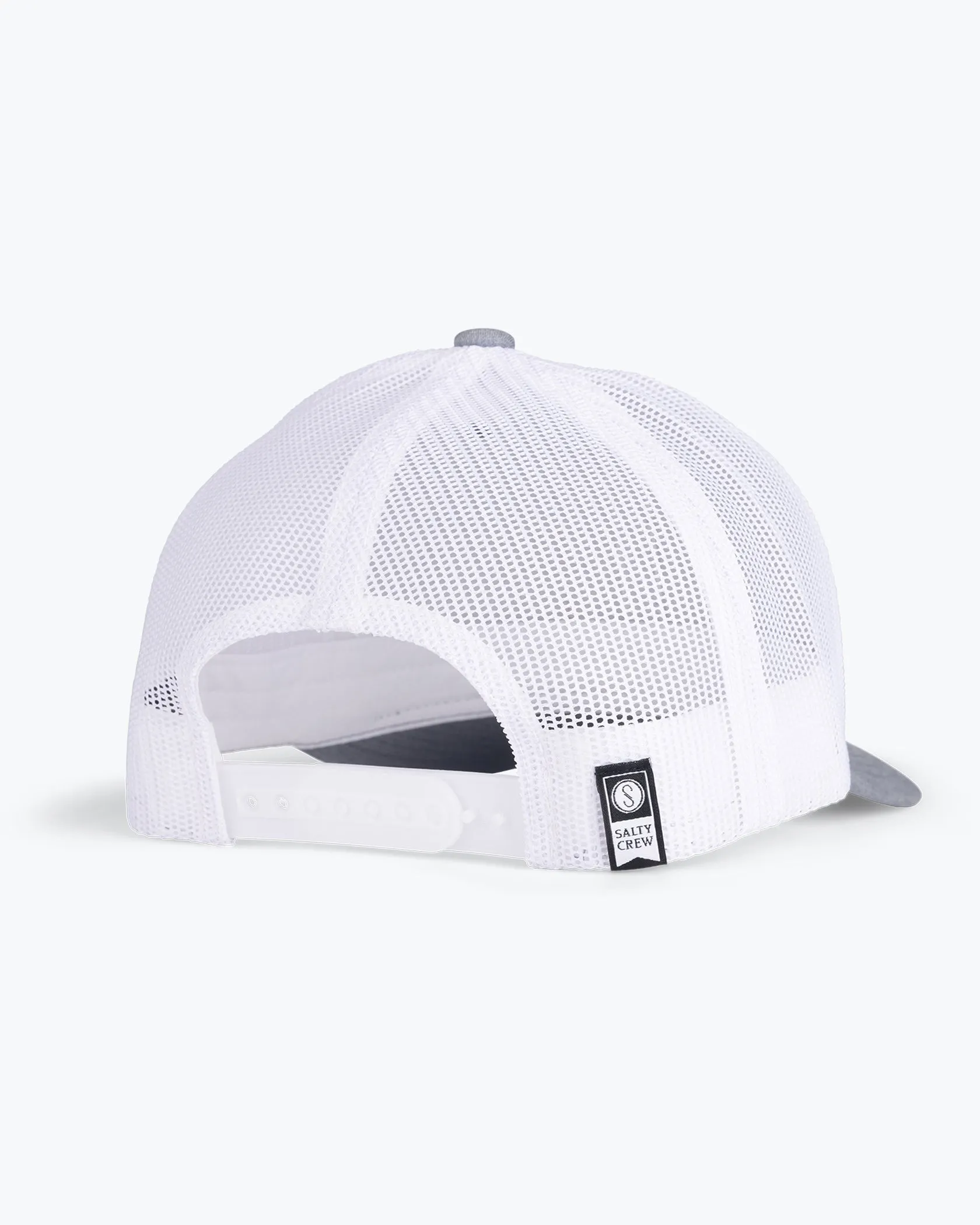 Salty Crew Ink Slinger Retro Trucker Hat - HEATHER GREY/WHITE sold by Sun Diego Boardshops product image thumbnail 2