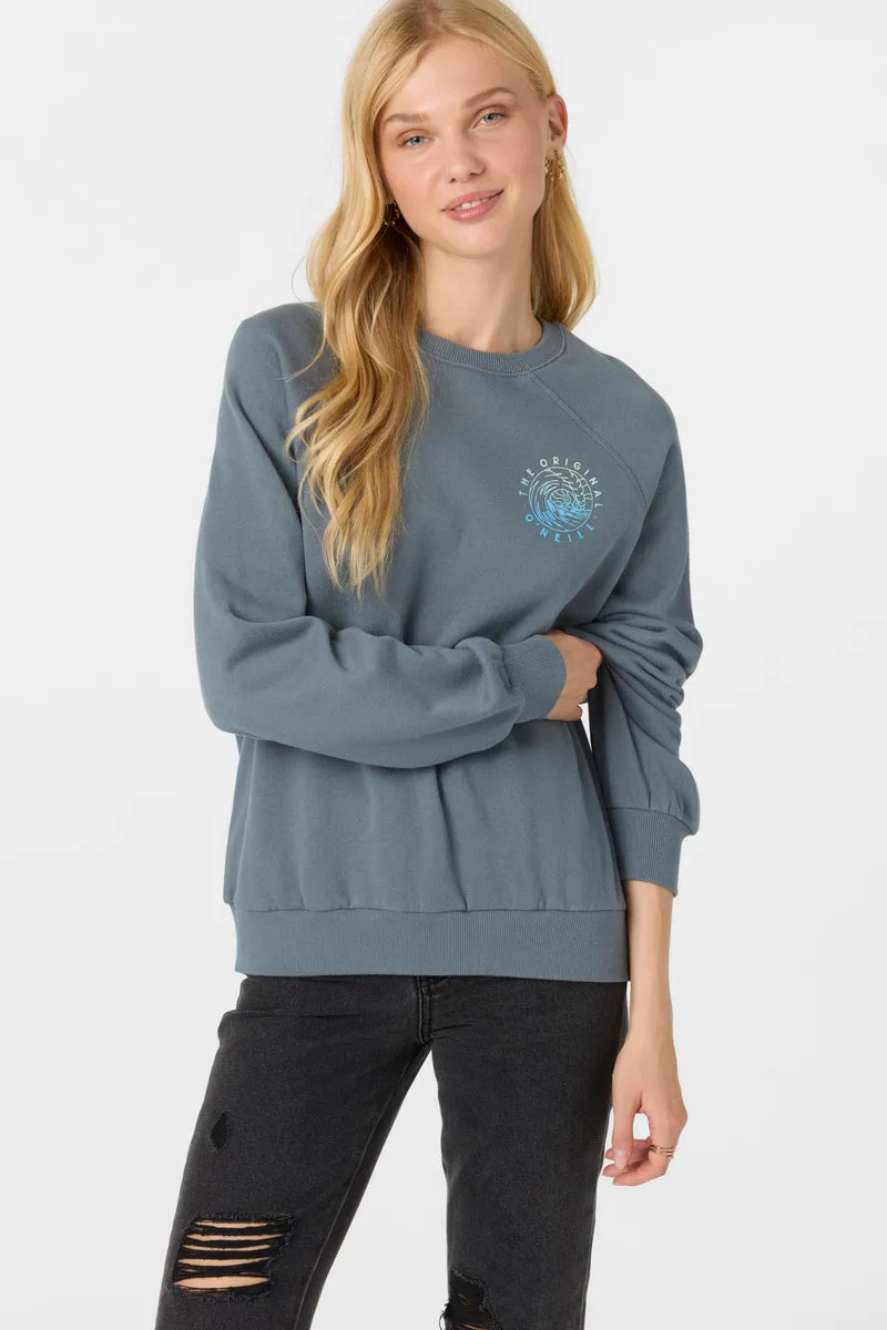 O'Neill BOARDWALK CREWNECK FLEECE - WASHED SLATE sold by Sun Diego Boardshops product image thumbnail 2