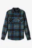 O'Neill DUNE FLANNEL STANDARD FIT LONG SLEEVE SHIRT - DARK OLIVE sold by Sun Diego Boardshops