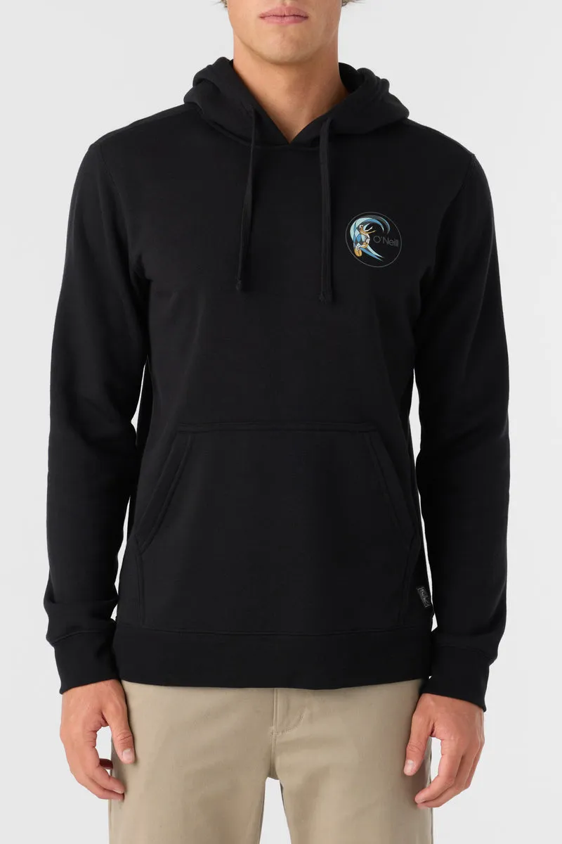 O'Neill O'RIGINALS ESSENTIAL HOODIE FLEECE PULLOVER - BLACK sold by Sun Diego Boardshops