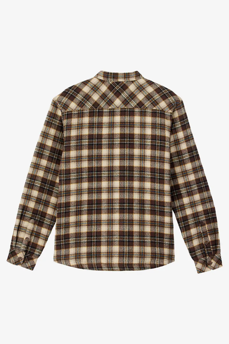 O'Neill REDMOND FLANNEL HIGH PILE LINED JACKET - LIGHT KHAKI 2 sold by Sun Diego Boardshops product image thumbnail 3