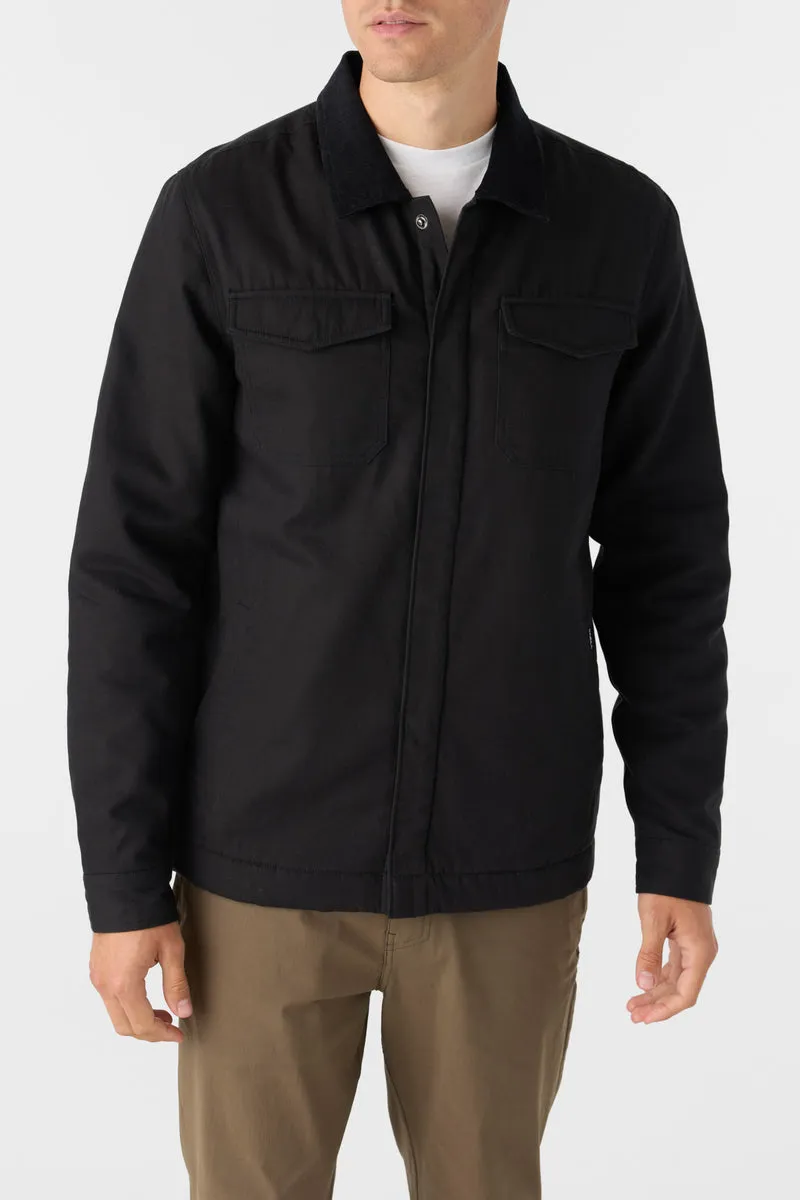 O'Neill BRONSEN HIGH PILE LINED JACKET - BLACK sold by Sun Diego Boardshops