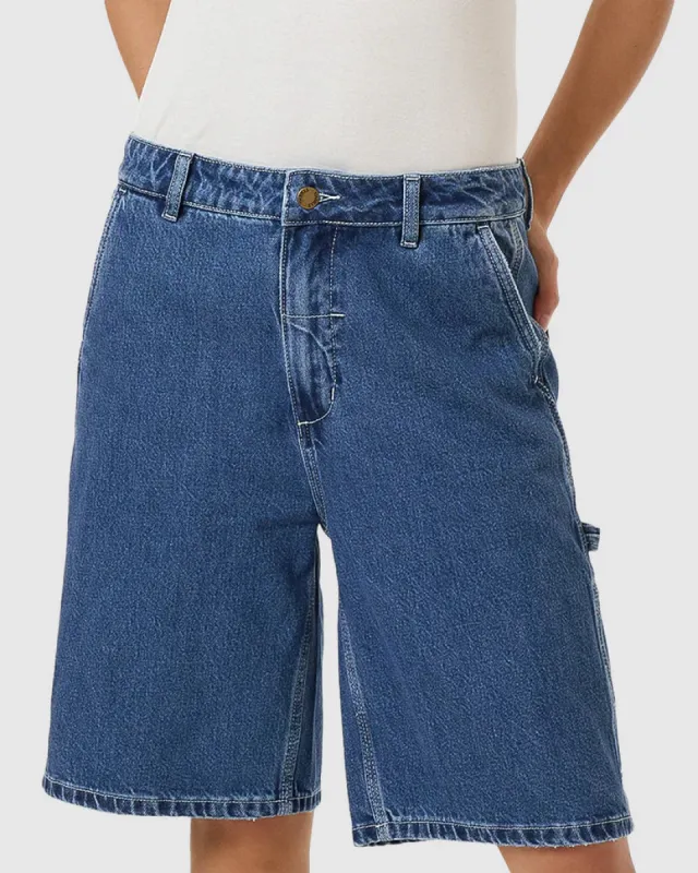 Thrills Slouch Carpenter Short - DOUBLE RINSED BLUES sold by Sun Diego Boardshops