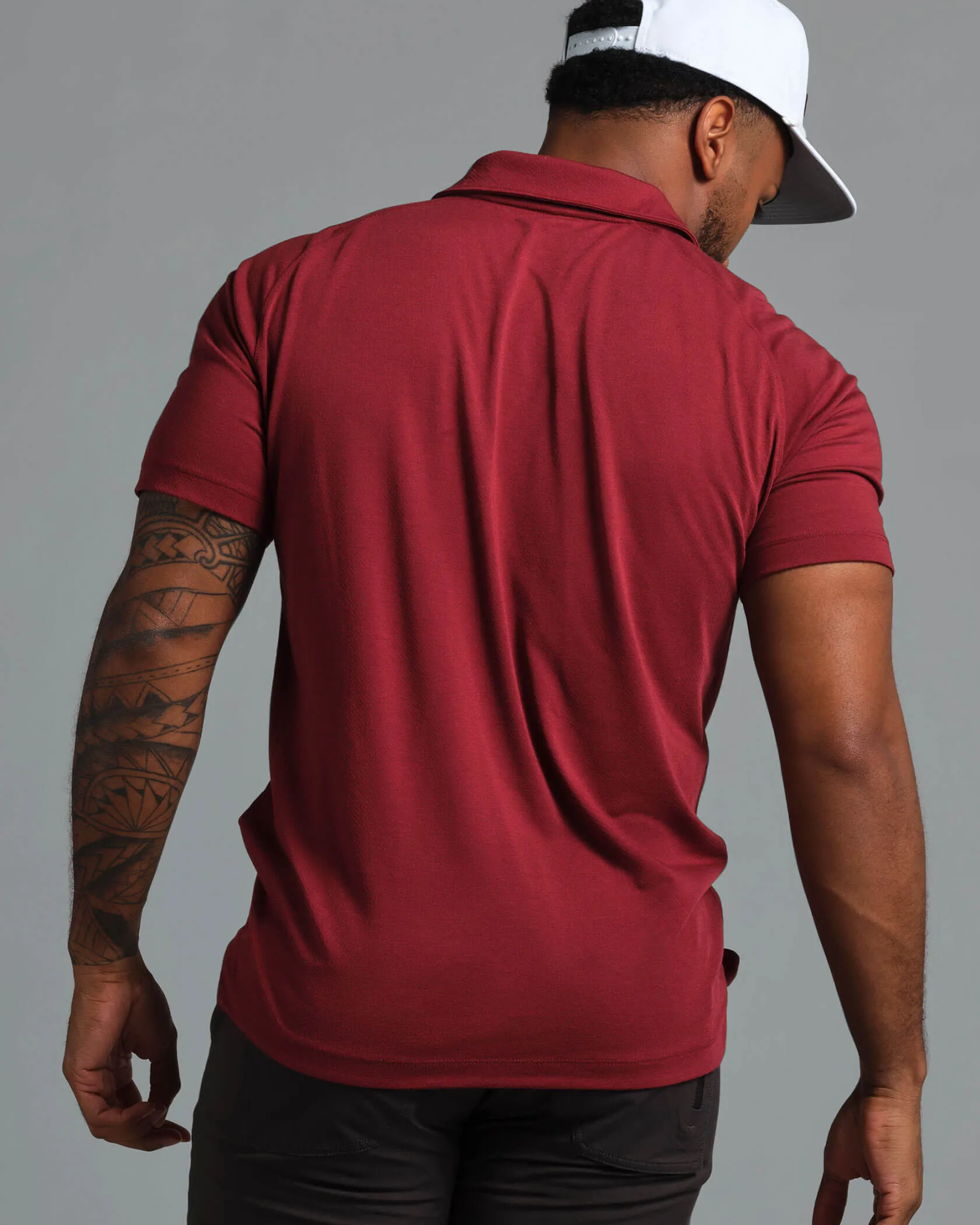 Municipal Sport Tech Polo - CARDINAL sold by Sun Diego Boardshops product image thumbnail 2