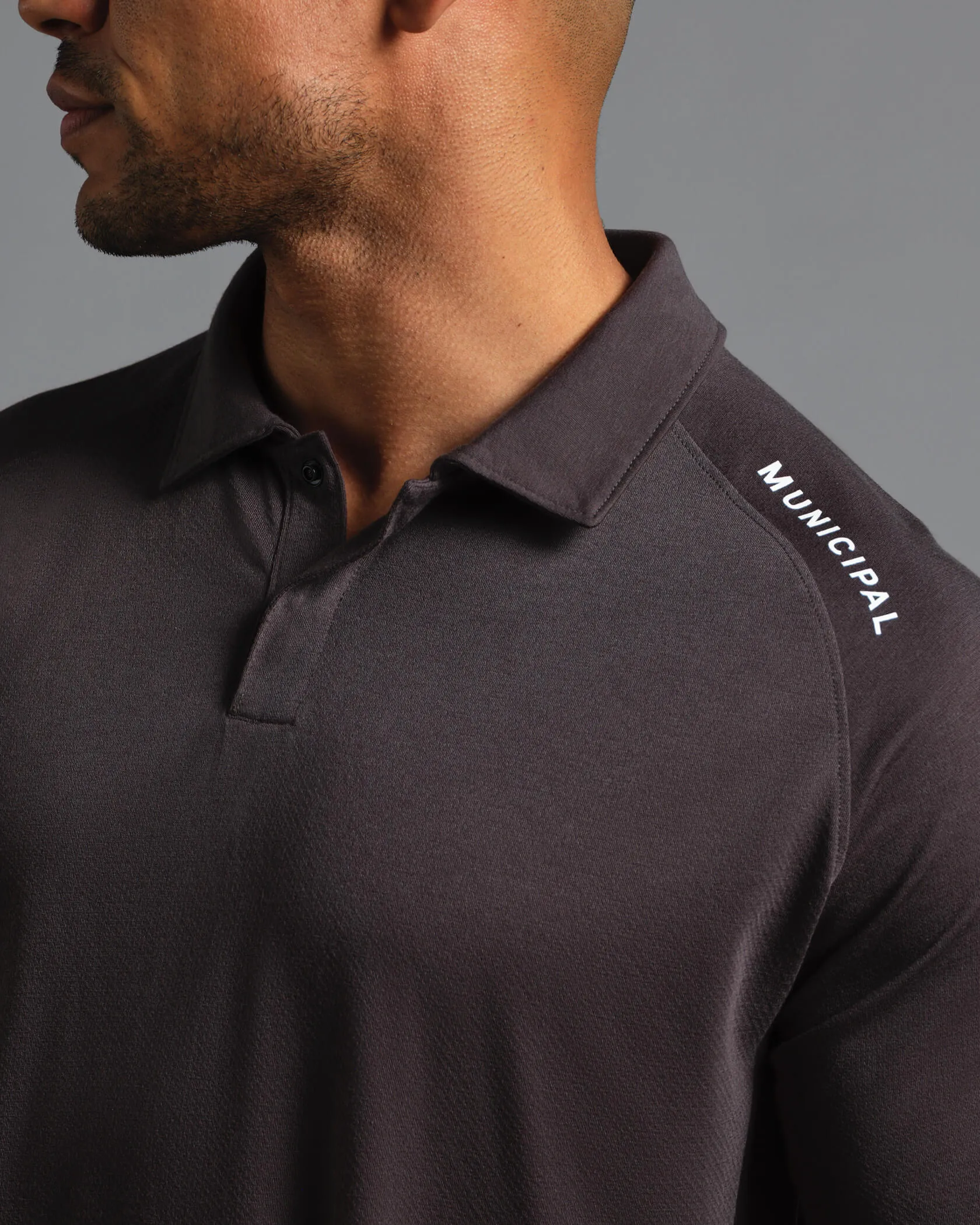 Municipal Sport Tech Polo - ASPHALT sold by Sun Diego Boardshops product image thumbnail 2