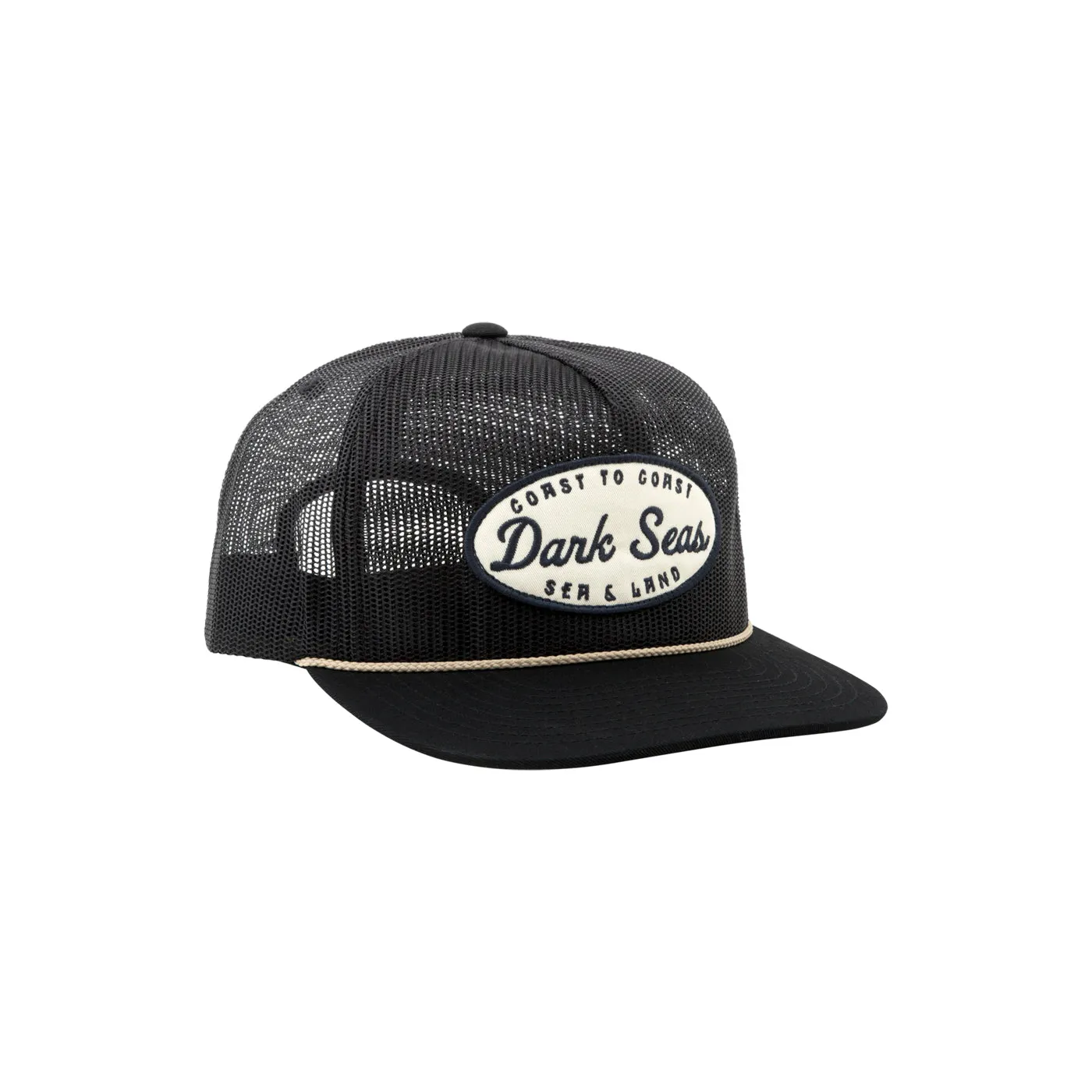 Dark Seas CAPITAL HAT - BLACK sold by Sun Diego Boardshops