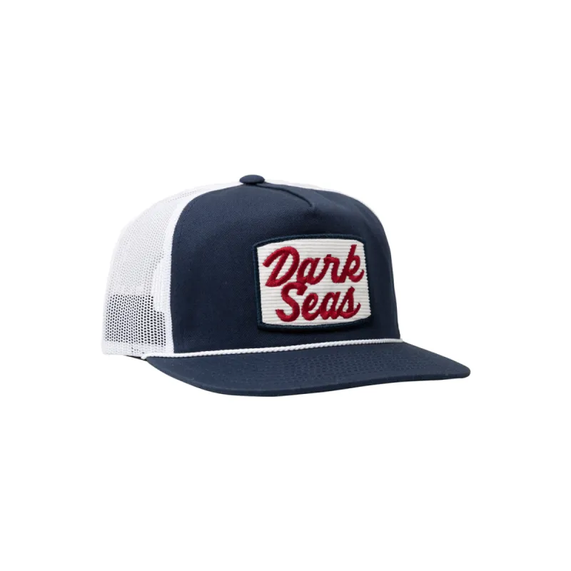 Dark Seas RHODES HAT - NAVY WHITE sold by Sun Diego Boardshops