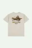 Brixton Wrangling S/S Standard T-Shirt - CREAM sold by Sun Diego Boardshops