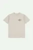 Brixton Wrangling S/S Standard T-Shirt - CREAM sold by Sun Diego Boardshops