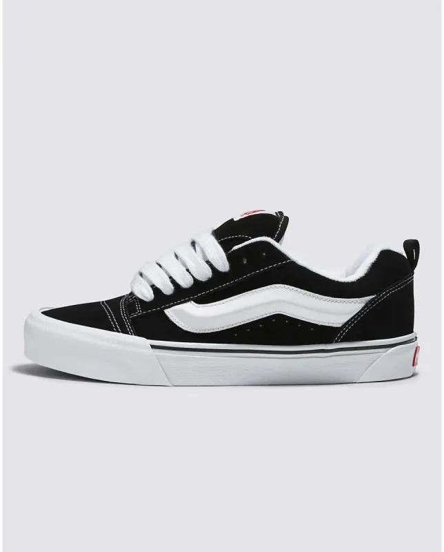 Vans Knu Skool Suede Shoe - BLACK/TRUE WHITE sold by Sun Diego Boardshops