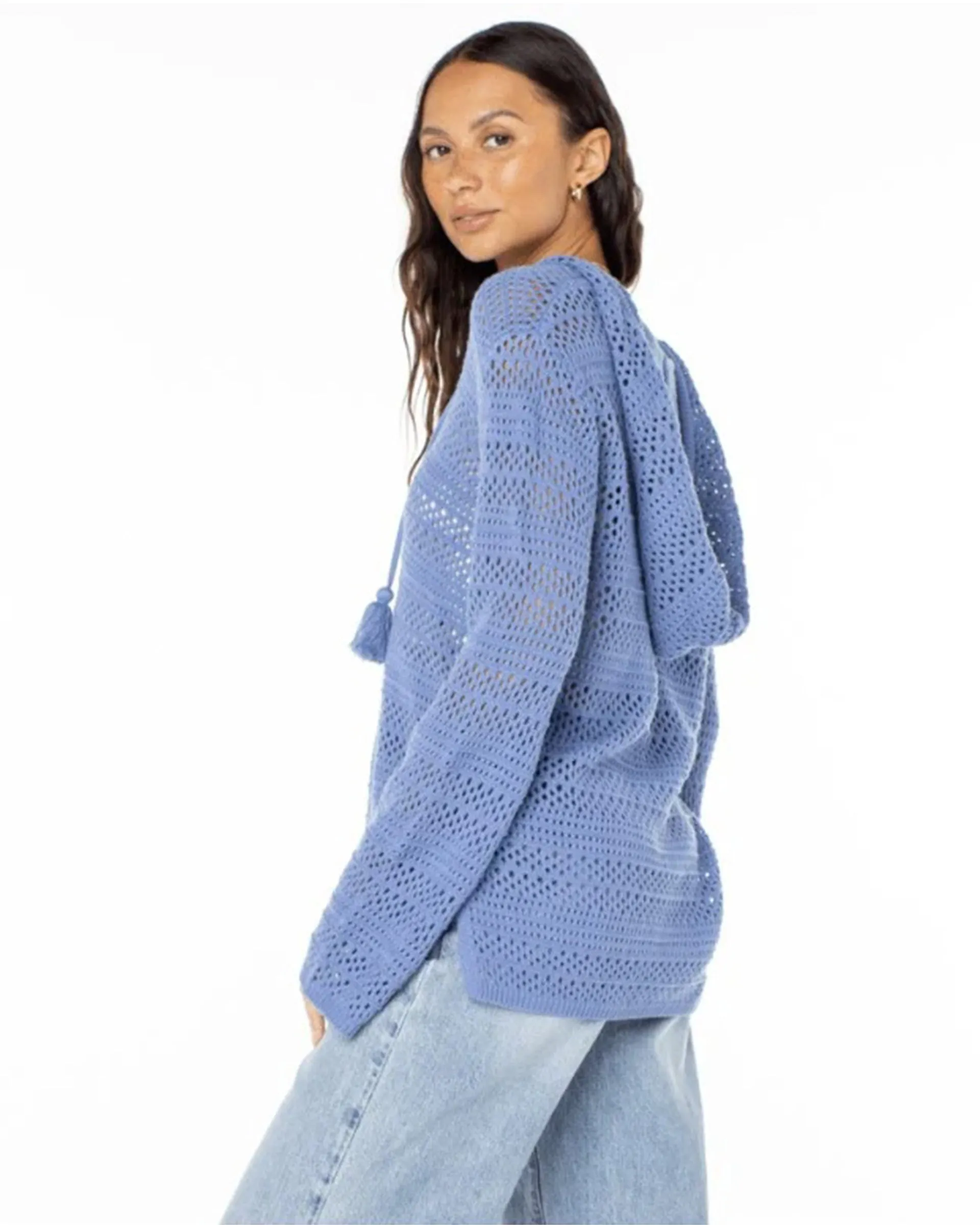 Roxy Hippie Love Sweater - INFINITY BLUE sold by Sun Diego Boardshops product image thumbnail 2