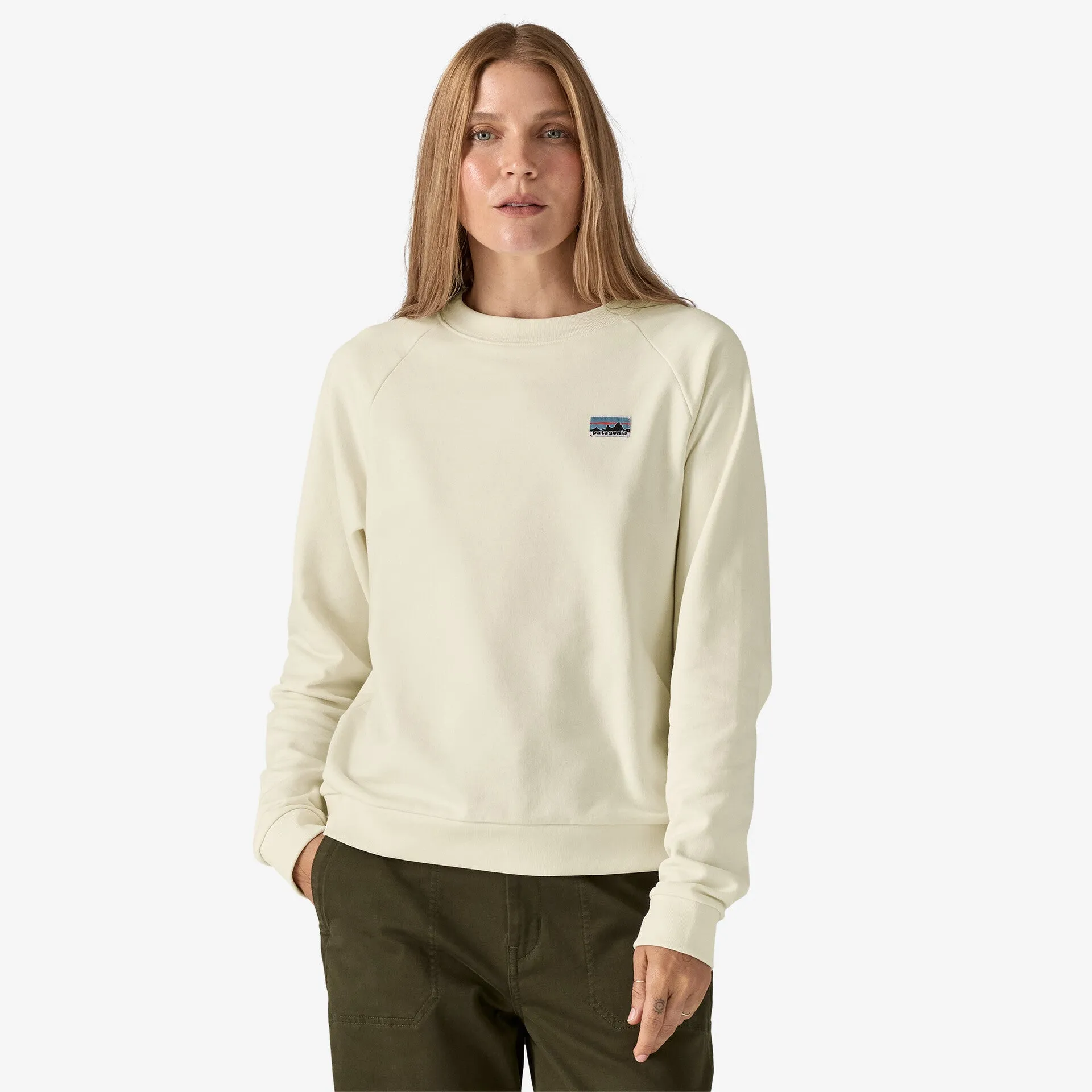 Patagonia Women's Regenerative Organic Certified Cotton Essential Top - WOOL WHITE sold by Sun Diego Boardshops