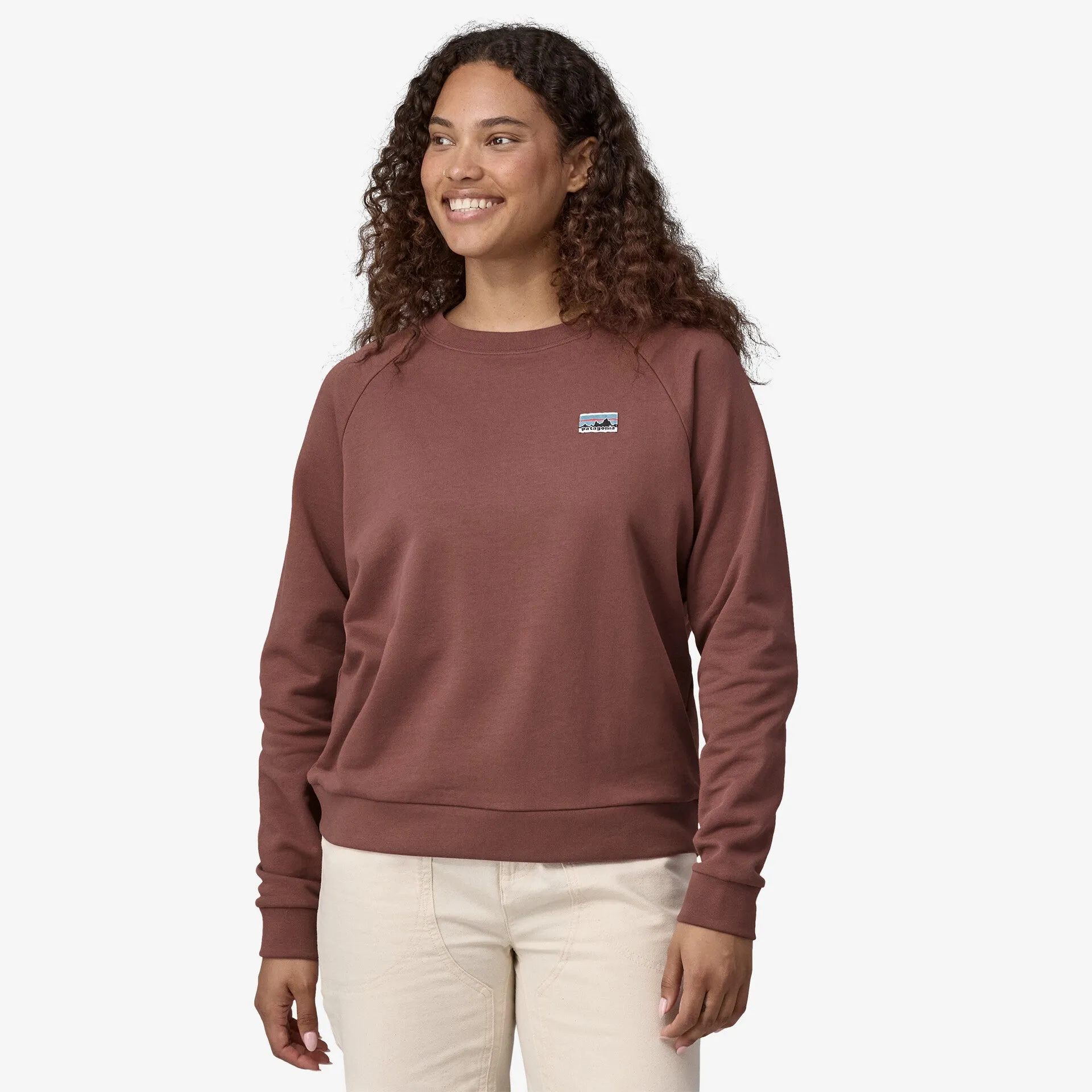 Patagonia Women's Regenerative Organic Certified Cotton Essential Top - DULSE MAUVE sold by Sun Diego Boardshops