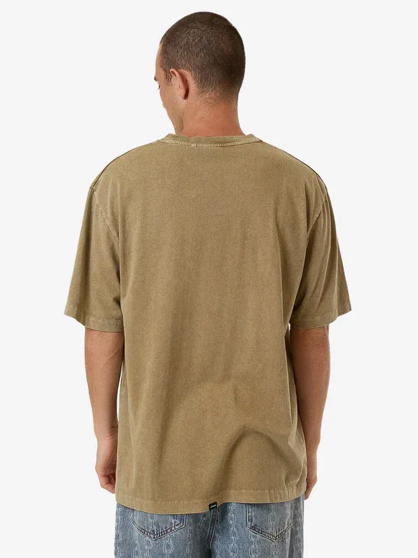 THRILLS HARD AS THEY COME OVERSIZE FIT TEE - BREEN sold by Sun Diego Boardshops product image thumbnail 2