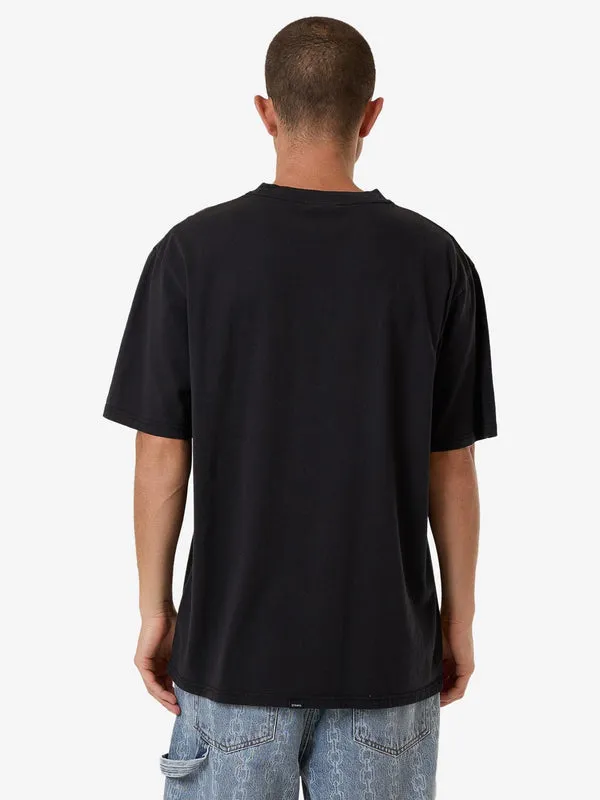 THRILLS Insomnia Oversize Fit Tee - WASHED BLACK sold by Sun Diego Boardshops product image thumbnail 2