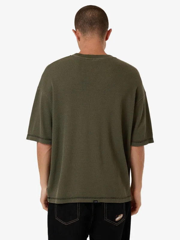 THRILLS Arts & Industrial Box Fit Oversize Short Tee - GRAPE LEAF sold by Sun Diego Boardshops product image thumbnail 2