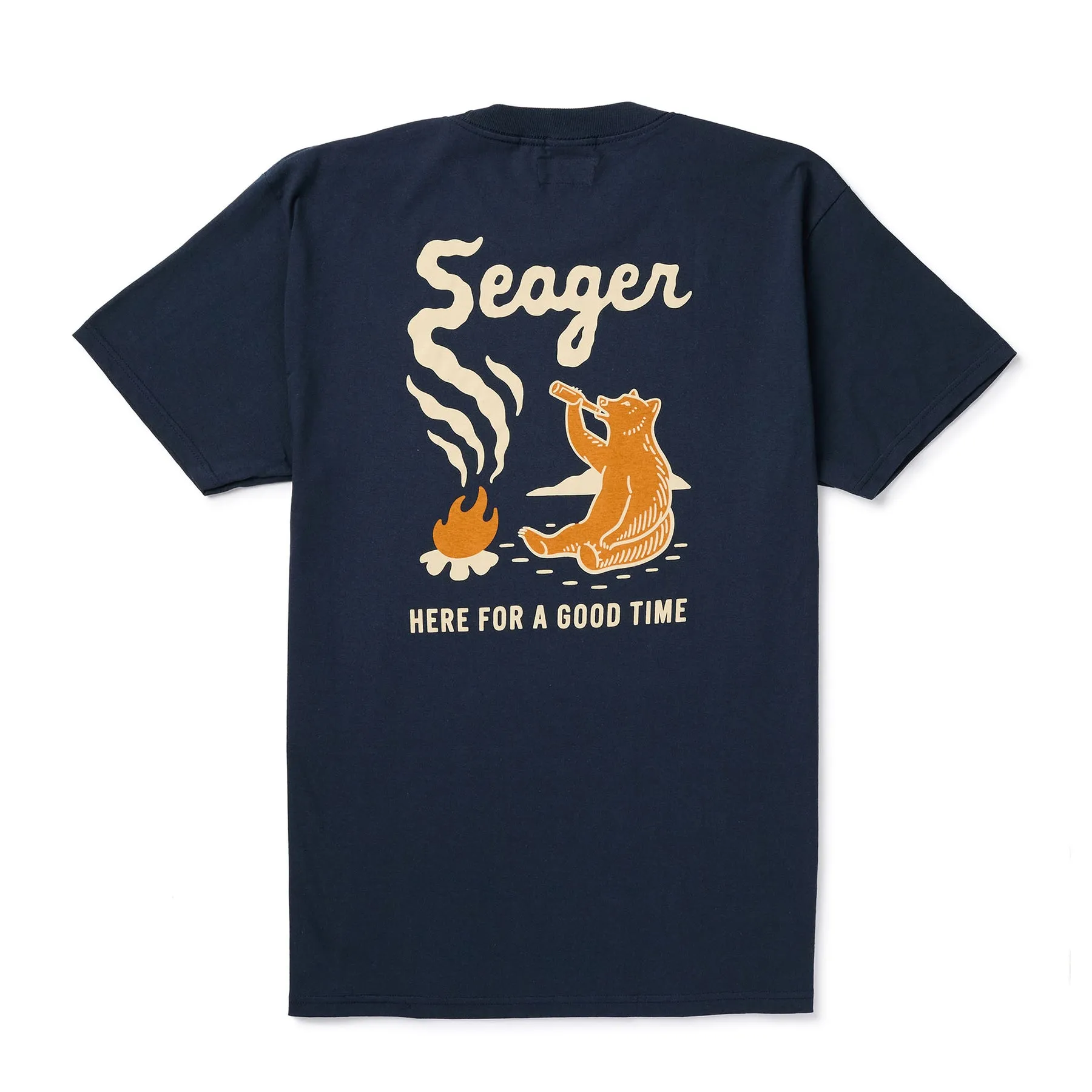 Seager Smokey Tee - NAVY sold by Sun Diego Boardshops