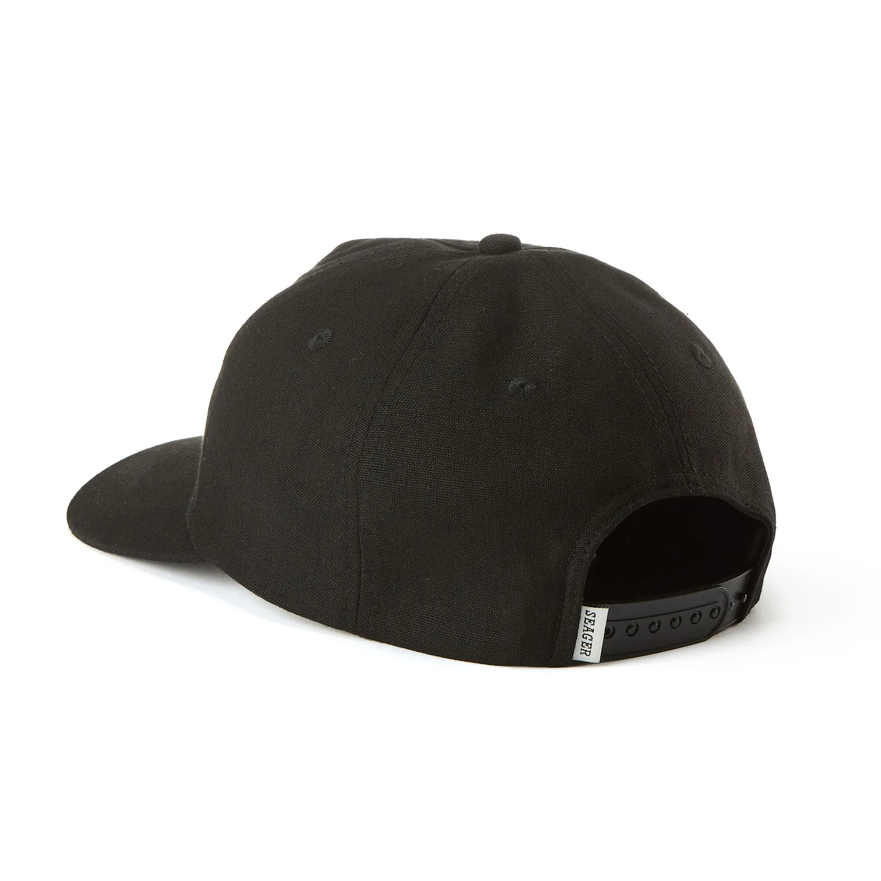 SEAGER Whitewater Hemp Snapback - BLACK sold by Sun Diego Boardshops product image thumbnail 2
