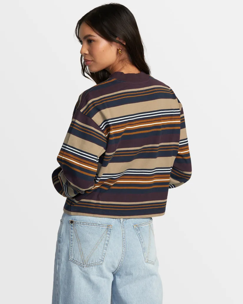 RVCA KINNEY LONG SLEEVE TEE - PLUM PERFECT sold by Sun Diego Boardshops product image thumbnail 2