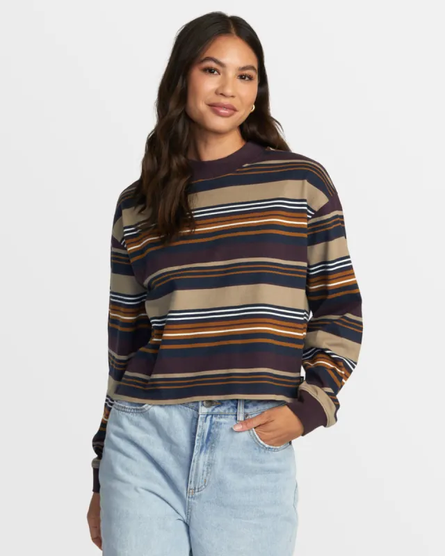 RVCA KINNEY LONG SLEEVE TEE - PLUM PERFECT sold by Sun Diego Boardshops