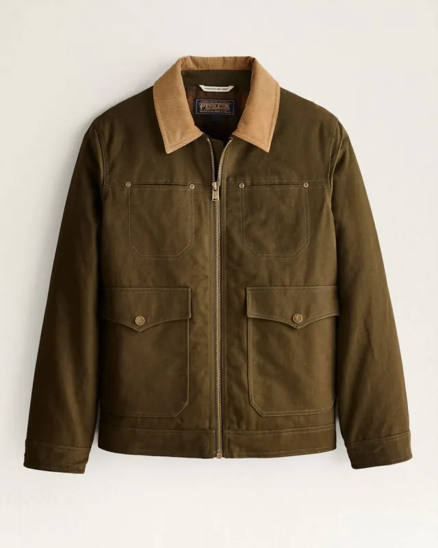 Pendleton MEN'S CARSON CITY CANVAS RANCH COAT - DARK OLIVE sold by Sun Diego Boardshops