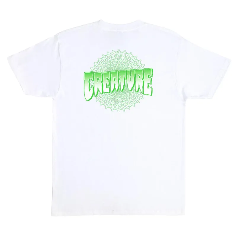 Creature Skateboards Vortex Men's Creature T-Shirt - WHITE sold by Sun Diego Boardshops
