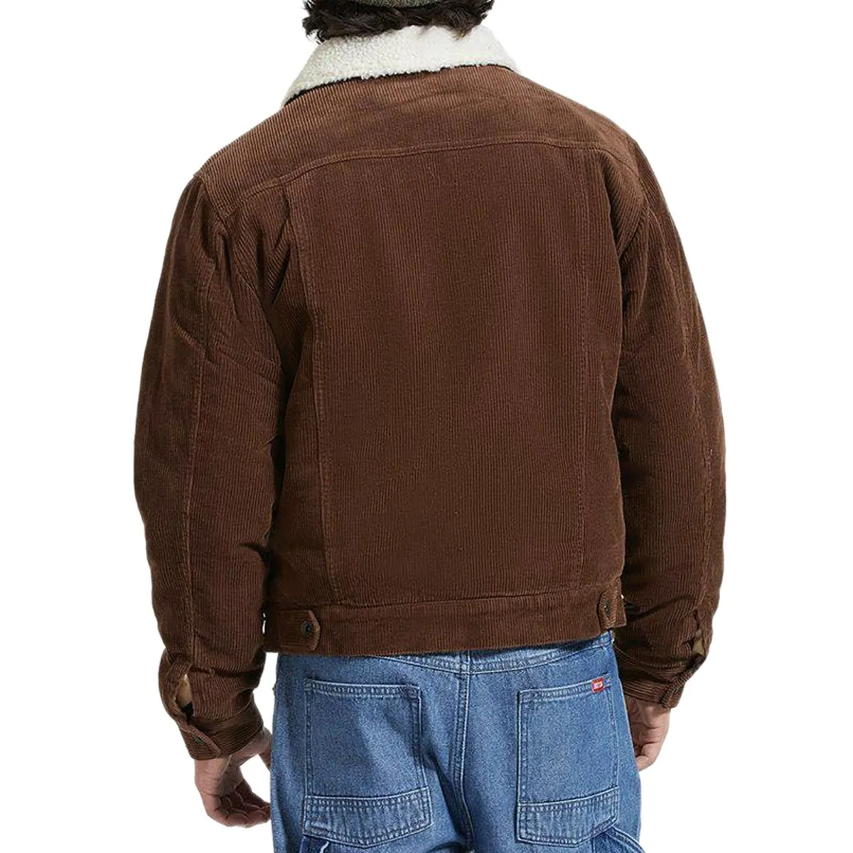 Brixton Cable Sherpa Lined Trucker Jacket - PINECONE BROWN sold by Sun Diego Boardshops product image thumbnail 2