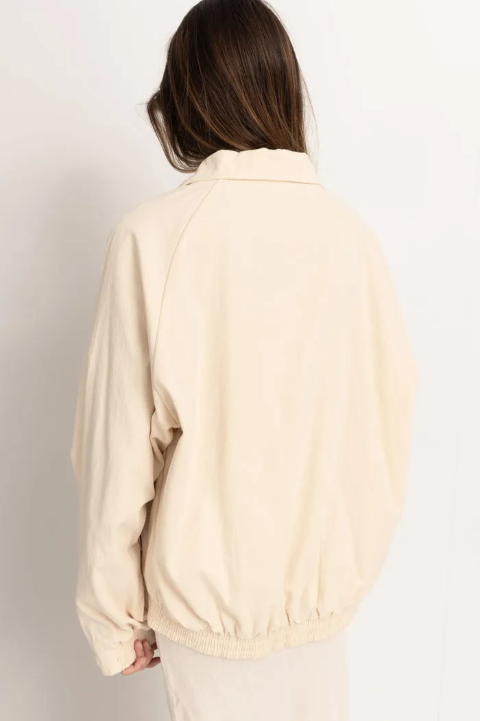 Rhythm Santa Monica Bomber Jacket - CREAM sold by Sun Diego Boardshops product image thumbnail 2