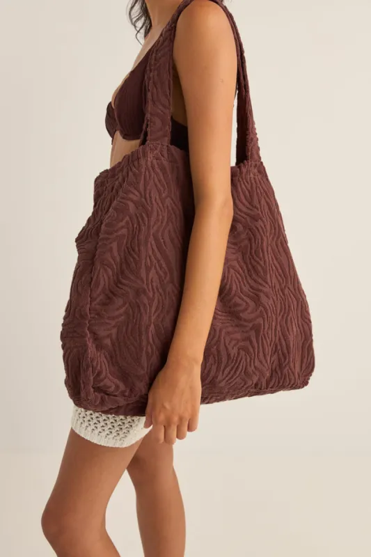 Rhythm Amazon Tote Bag - CHOCOLATE made by Rhythm.