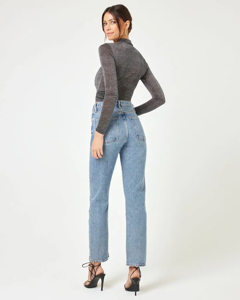 LSpace Shimmer Long Sleeve - BLACK sold by Sun Diego Boardshops product image thumbnail 3