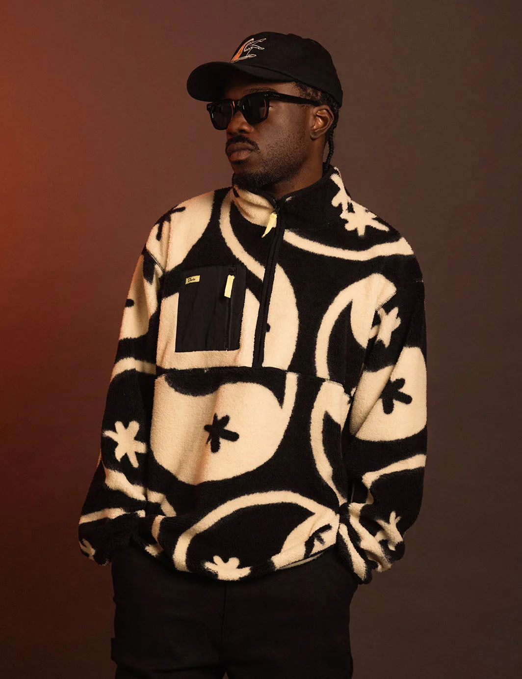 Duvin Yin Yang Zip Sherpa - BLACK sold by Sun Diego Boardshops product image thumbnail 2