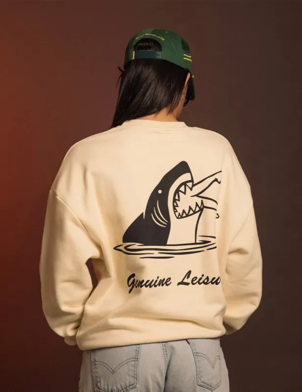 Duvin Shark Bite Crew Sweater - ANTIQUE sold by Sun Diego Boardshops
