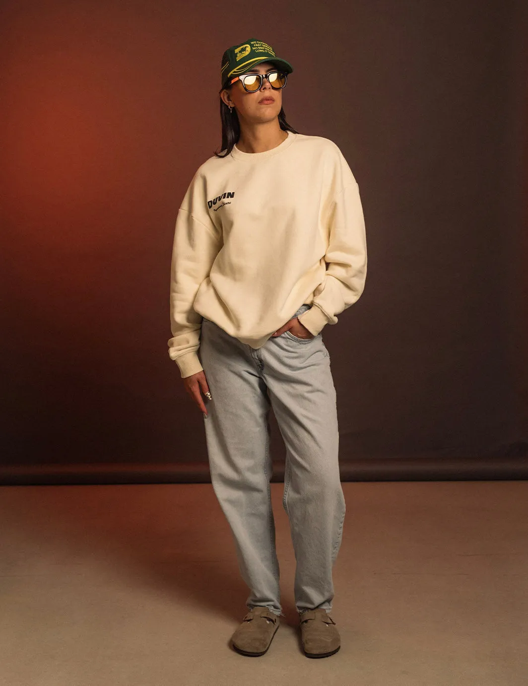 Duvin Shark Bite Crew Sweater - ANTIQUE sold by Sun Diego Boardshops product image thumbnail 2