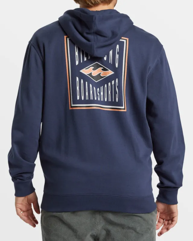 Billabong Short Sands Zip Hoodie - DUSTY NAVY made by Billabong