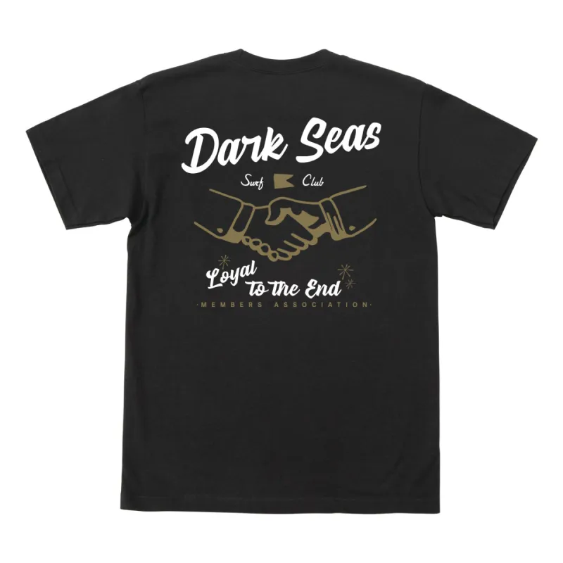 Dark Seas SPEAK EAZY POCKET T-SHIRT - BLACK sold by Sun Diego Boardshops