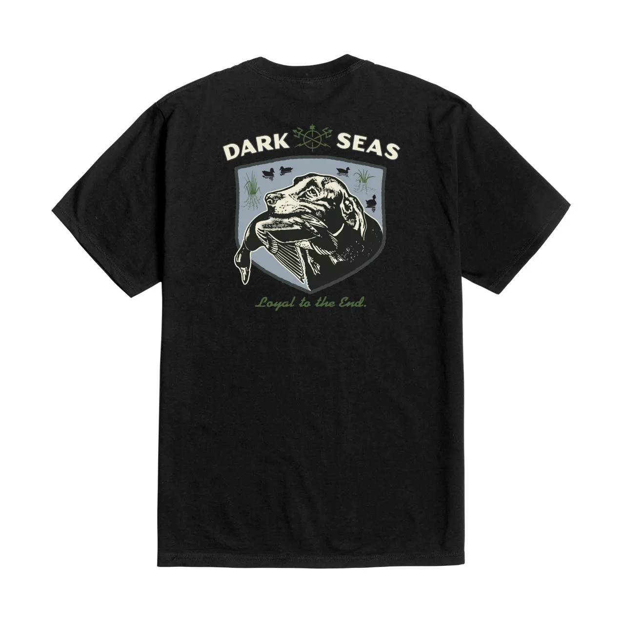 Dark Seas HUNTER PIGMENT T-SHIRT - BLACK sold by Sun Diego Boardshops