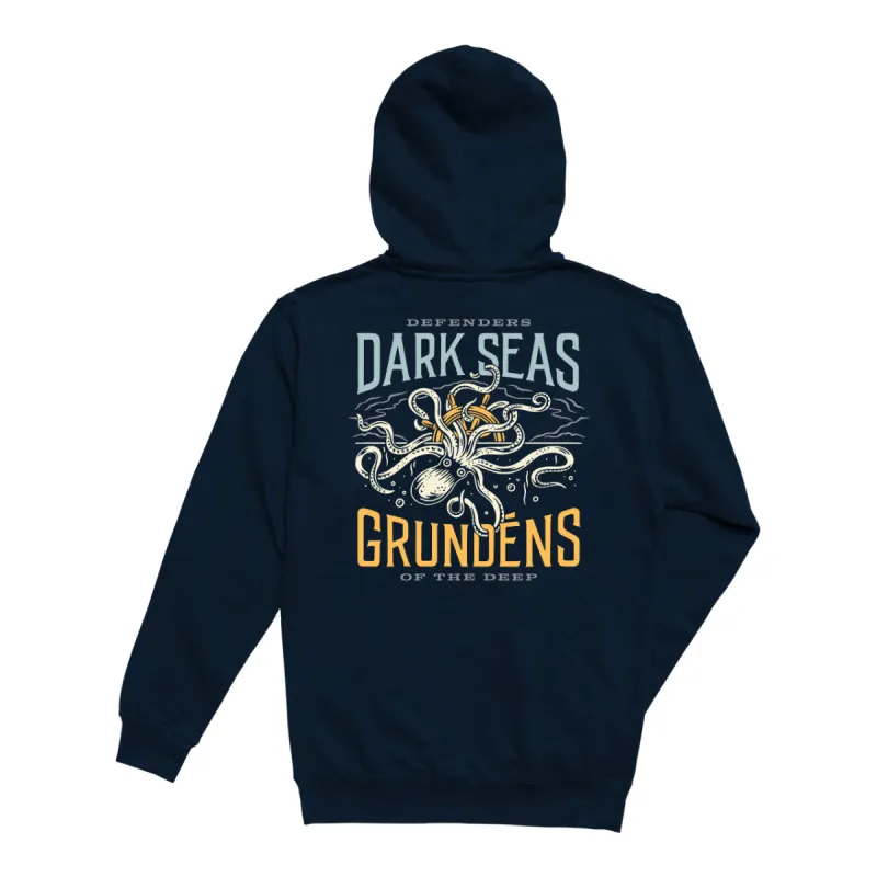 Dark Seas GREAT DEPTHS PULLOVER - NAVY sold by Sun Diego Boardshops