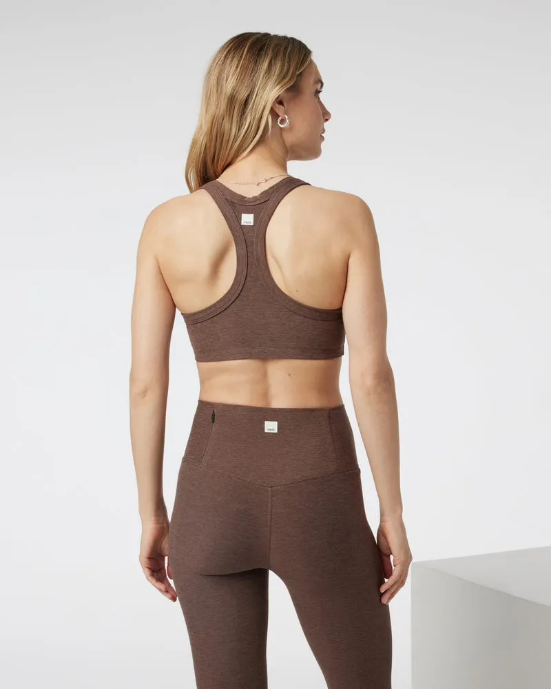 Vuori Elevation Racer Bra - CHOCOLATE MILK HEATHER sold by Sun Diego Boardshops product image thumbnail 2