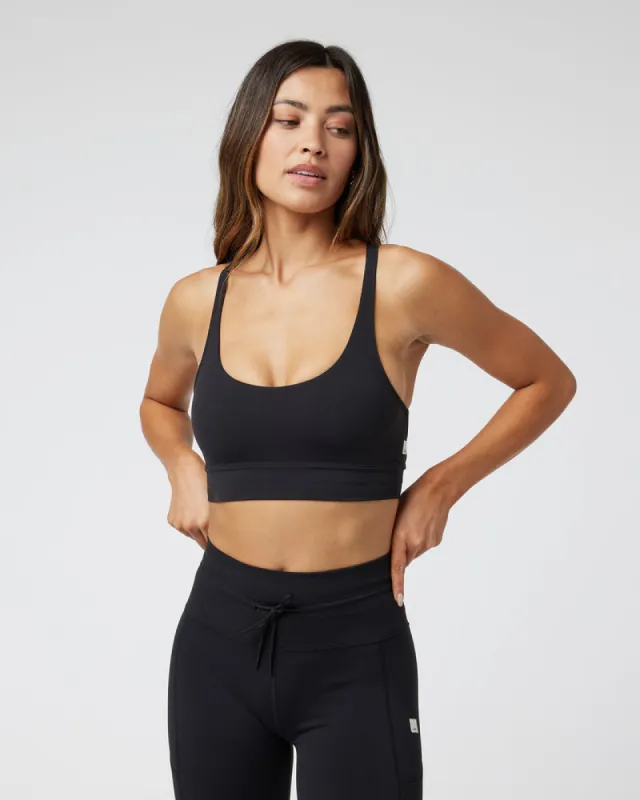 Vuori Yosemite Longline Bra - BLACK sold by Sun Diego Boardshops
