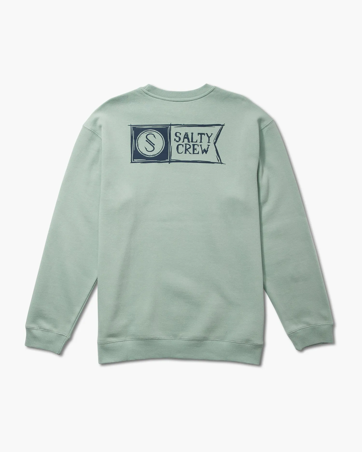 Salty Crew Sketchy Alpha Crew Fleece - MACKEREL sold by Sun Diego Boardshops